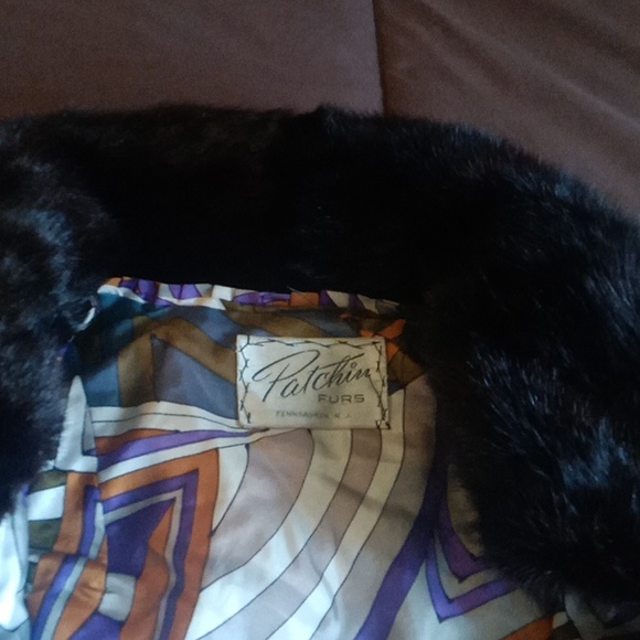 Vintage Dark Fur Coat - Picture 8 of 12